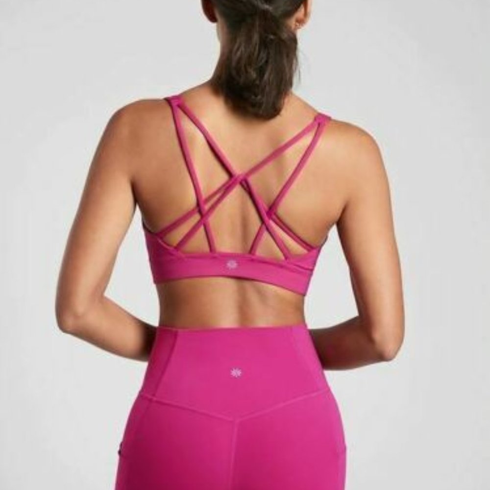NWT Athleta Pink Solace Bra